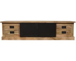 StarFurn Tv-meubel Nashville - Rechthoek Naturel Hout - 200x45x50cm