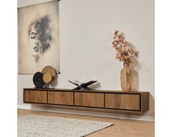 Starfurn - Tv meubel RichWood - Bruin - 35x240x30 cm