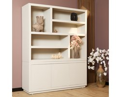 Starfurn - Vakkenkast Brussel - Beige - 45x160x200 cm