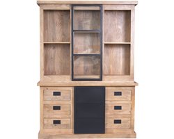 Starfurn - Vitrinekast Noa - Bruin - 45x160x220 cm