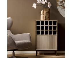 Starfurn - Wijnkast Madison - Beige - 35x55x90 cm