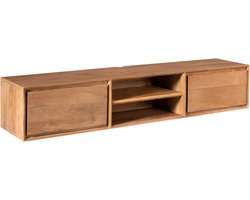 Starfurn zwevend tv meubel Ambiance naturel 160x35x30 cm mangohout