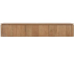 Starfurn - Zwevend tv-meubel Dallas mangohout 165 cm - naturel