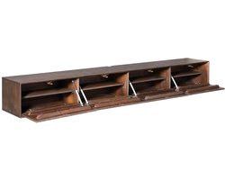 Starfurn - Zwevend tv-meubel Madison 200 cm - bruin