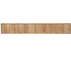 StarFurn Zwevend Tv-meubel Madison - Naturel Hout - 240x35x30cm