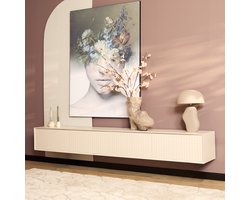 StarFurn Zwevend Tv-meubel Madison Zand 240cm