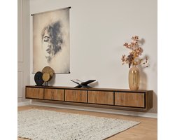 Starfurn - Zwevend tv meubel RichWood - 280 cm