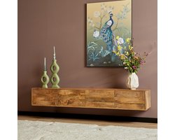 Starfurn - Zwevend tv meubel Vision Natural - 200 cm