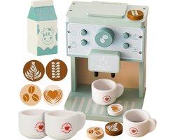Starky - Houten Speelgoed Koffiezetapparaat - Pastelkleurig - Kinderen - Accessoires