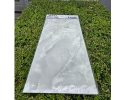 STAR&STER 1.08 m²/6 pieces, self-adhesive marble, lichbruin best quality wall panels, wall cladding, PVC cladding, wall decoration, wall tattoos, elastic, 2 mm thickness Zelfklevende premium marmer style decor vinyl wandtegels, geschikt voor vochtig