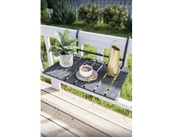 STAR&STER Klaptafel Balkon Patio Keukentafel Hangende campingtafel In hoogte verstelbare tuintafel