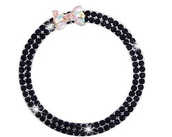 Start Stop Knop Decoratie - Motor Start Knop - Auto Interieur Verbeteren - Met Strass Steentjes - 1 Stuk - Zwart