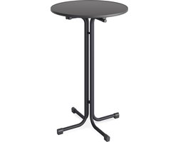 Statafel Berlin Antraciet Ø70cm - Giga Meubel