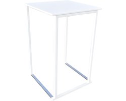 Statafel stapelbaar Bari indoor 70x70cm  Melamine wit