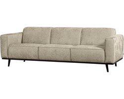 STATEMENT 3-ZITS BANK 230 CM STRUCTURE VELVET WHEATFIELD