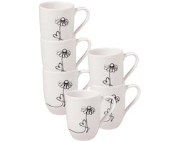 Statement Lines Becher 'Family' Statement Lines Becher 290 ml Set van 6