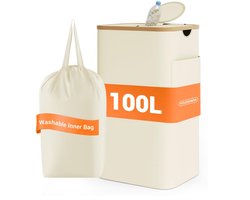 Statiegeld Flessenverzamelaar - Grote Capaciteit 100L - Waterdichte Oxford Stof - Uitneembare Wasbare Binnenzak - Ruimtebesparend Design - Ideaal voor Recycling en Organisatie