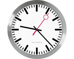 Stationsklok 'cirkelwijzer', radiografische klok