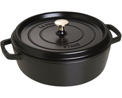 Staub Braadpan 28cm 5,7L La Cocotte zwart
