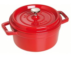 Staub Braadpan / Cocotte - Kersenrood - ø 22 cm / 2.6 liter