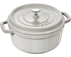 Staub Braadpan / Cocotte - White Truffle - ø 24 cm / 3.8 liter