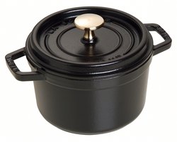 Staub Braadpan / Cocotte - Zwart - ø 16 cm / 1.2 liter