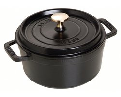 Staub Braadpan / Cocotte - Zwart - ø 18 cm / 1.7 liter