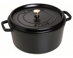 Staub Braadpan / Cocotte - Zwart - ø 30 cm / 8.35 liter