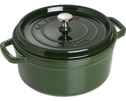 Staub Braadpan - Rond - 24 cm - Basilicum