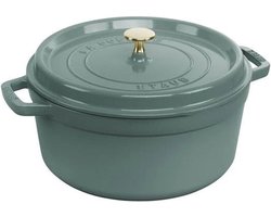 Staub Braadpan - Rond - 26 cm - eucalyptus limited edition