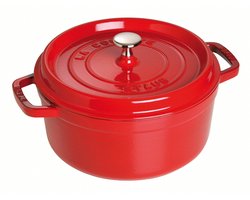 Staub Braadpan - Rond - 26 cm - Kers
