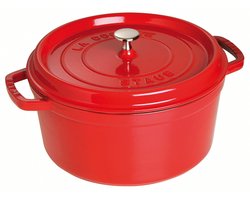 Staub Braadpan - Rond - 28 cm - Kers