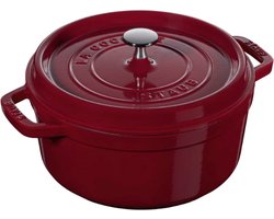Staub cocotte rond 26cm bordeaux