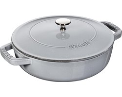 Staub Hapjespan Chistera - Grafietgrijs - ø 24 cm / 2.4 liter