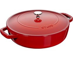Staub Hapjespan Chistera - Kersenrood - ø 24 cm / 2.4 liter