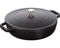 Staub Hapjespan Chistera - Zwart - ø 28 cm / 3.7 liter