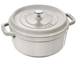 Staub Ijzer Ronde Gietijzeren Pan Truffel 1.7l Zilver