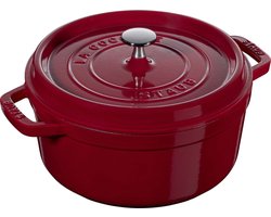 STAUB LA COCOTTE Cast iron pot round 28cm 6.7 ltr chestnut