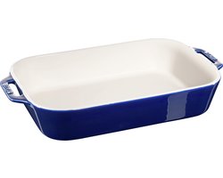 Staub Ovenschaal - Rechthoekig - 34 x 24 cm - Donkerblauw