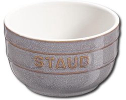 Staub Ramequin 8cm - ancient grey - set van 2 stuks