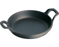 Staub schaal - mini - rond - 12 cm - zwart