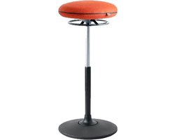 Steady - Ergonomische werkkruk - Zit sta kruk - Blazer Oranje (Fair Furniture Group – Nederlands Familiebedrijf)