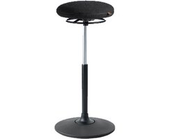 Steady - Ergonomische werkkruk - Zit sta kruk - Blazer Zwart (Fair Furniture Group – Nederlands Familiebedrijf)