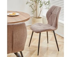 SteeFly® Ronde Bijzettafel - Massief Houten Eettafel - Ronde Tafel - Voor Uw Balkon en/of Woonkamer - ∅100Cm - 76.5cm Hoog