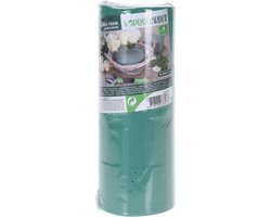 Steekschuim/oase - nat - cilinder - D8 x H5 cm - groen