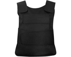 Steekwerend Vest - Snijbestendige Kleding - Beveiliging Werk - Waterbestendig Oxford Materiaal - One Size - Zwart