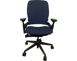Steelcase Leap V2 Full Option - blauw - ergonomische bureaustoel - 5 jaar garantie