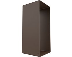 Steellish 3D Zuil Commodus – Sokkel - Plantenzuil – Bruin – Metaal – 76cm