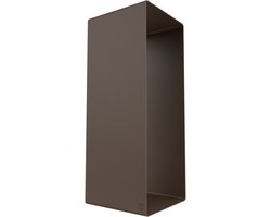 Steellish 3D Zuil Commodus – Sokkel - Plantenzuil – Bruin – Metaal – 76cm