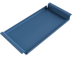 Steellish Dienblad Rechthoek - Tray - Aluminium - Grijs Blauw - 61× 29×5cm